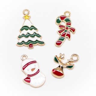 Новогодние подвески, микс 4шт SKF-95/3